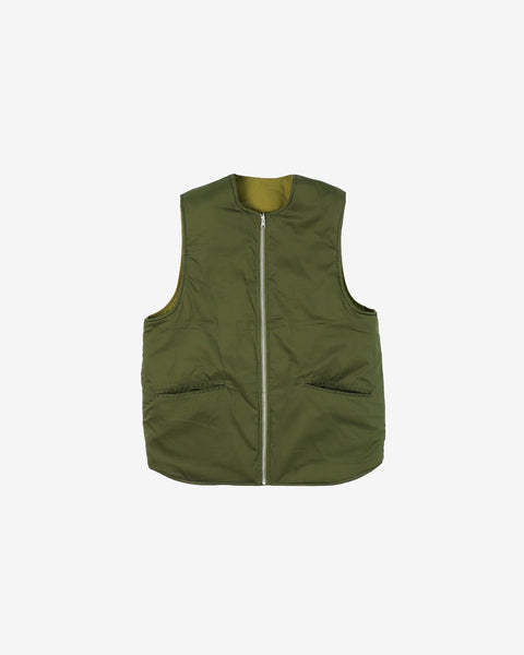 WORKWARE HC CO jackets GREEN / SMALL (ONLINE PRE-LAUNCH) REVERSIBLE BIG LINER VEST #603