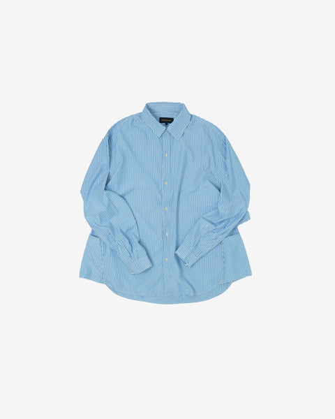 WORKWARE shirt STRIPE / MEDIUM (ONLINE PRE-LAUNCH) ZIP SHIRT #645