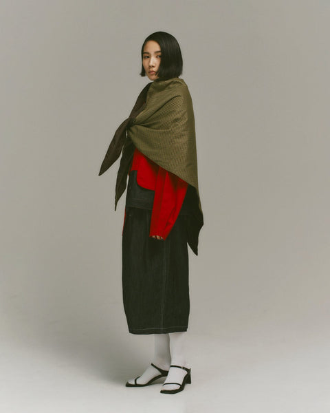 mrs.workware accessories REVERSIBLE BIG LINER STOLE #740