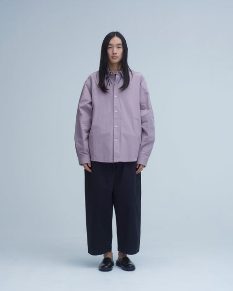 WORKWARE pants BLACK / SMALL (W24" - W32") SAND WASHED TWILL CROPPED PANTS #708