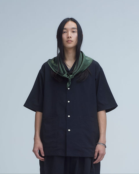 WORKWARE shirt BLACK / MEDIUM SEERSUCKER SS SHIRT #580