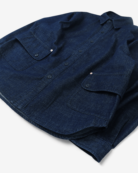 WORKWARE shirt SLUB DENIM SHIRT #704