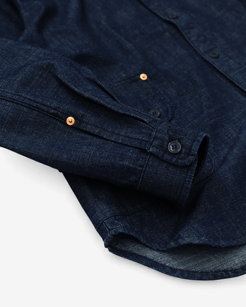 WORKWARE shirt SLUB DENIM SHIRT #704