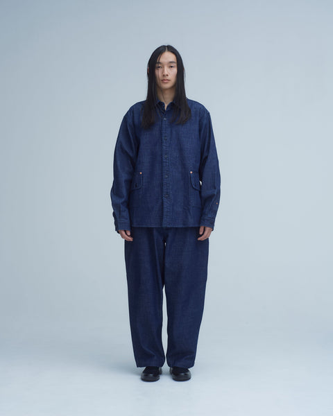 WORKWARE shirt SLUB DENIM SHIRT #704