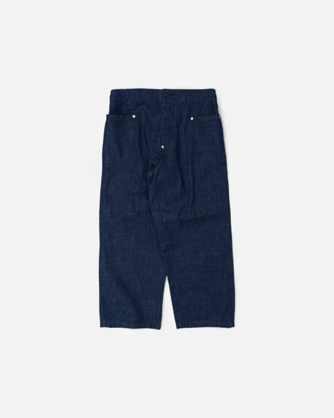 WORKWARE pants SLUB DENIM / SMALL (W28" - W32") SLUB DENIM UTILITY PANTS #707