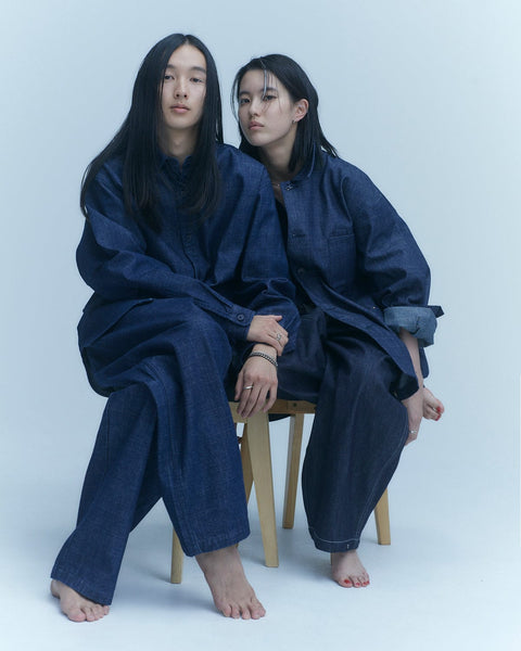 WORKWARE pants SLUB DENIM UTILITY PANTS #707