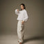 WORKWARE pants SOFT WASHED HBT UNISEX BALLOON PANTS #444
