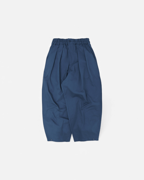 WORKWARE pants LAKE BLUE - light weight / SMALL (W24" - W32") SOFT WASHED HBT UNISEX BALLOON PANTS #444