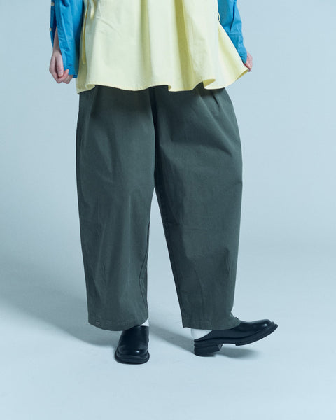 WORKWARE pants CHARCOAL - light weight / SMALL (W24" - W32") SOFT WASHED HBT UNISEX BALLOON PANTS #444