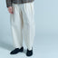WORKWARE pants IVORY - light weight / SMALL (W24" - W32") SOFT WASHED HBT UNISEX BALLOON PANTS #444