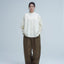 WORKWARE pants OLIVE BROWN - light weight / SMALL (W24" - W32") SOFT WASHED HBT UNISEX BALLOON PANTS #444