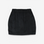 MRS.WORKWARE SUEDE BALLOON MINI SKIRT #754