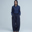 WORKWARE pants DENIM / SMALL (W24" - W32") UNISEX BALLOON PANTS #444
