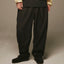 WORKWARE pants BLACK / SMALL (W24" - W32") UNISEX BALLOON SALARY SLACKS #444