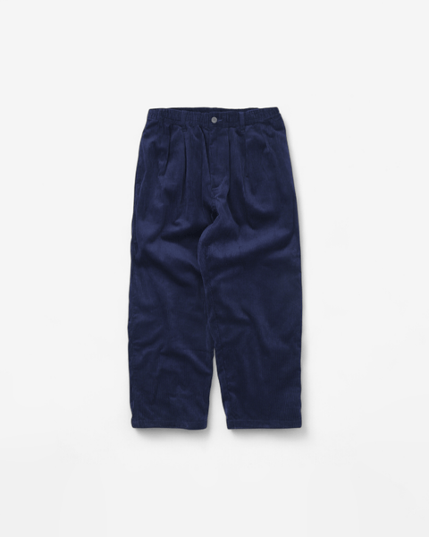 WORKWARE pants NAVY / SMALL (W24" - W32") UNISEX CORDUROY WIDE PANTS #682