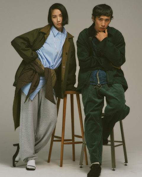 WORKWARE pants UNISEX CORDUROY WIDE PANTS #682