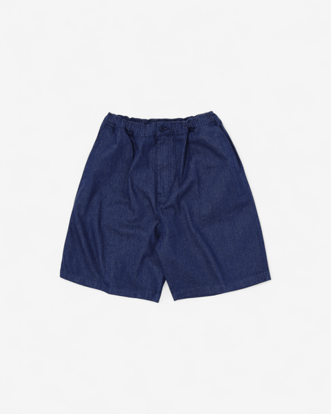 WORKWARE shorts DENIM / SMALL (W24" - W32") WASHED DENIM SHORTS #653