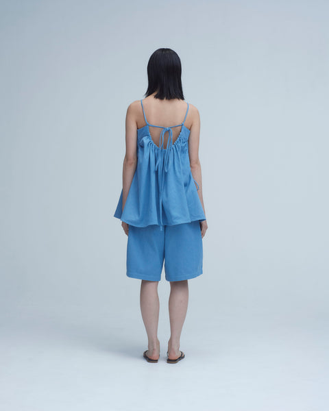 WORKWARE shorts WASHED DENIM SHORTS #653