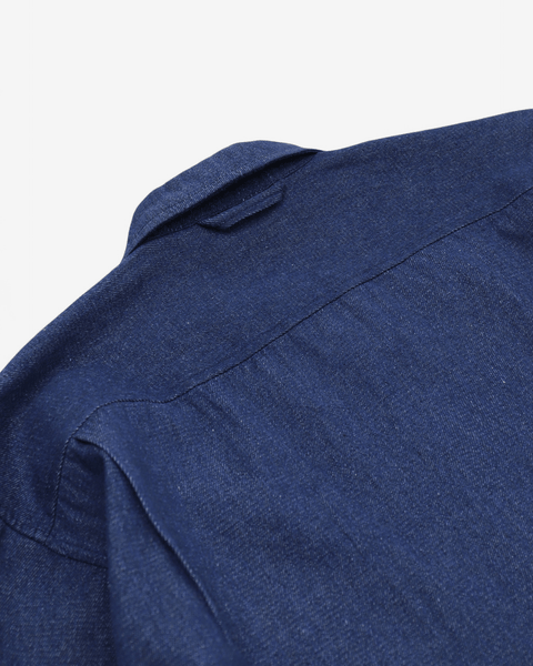 WORKWARE shirt WASHED DENIM SS SHIRT #746