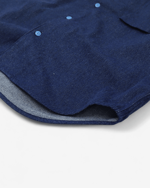 WORKWARE shirt WASHED DENIM SS SHIRT #746