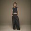 MRS.WORKWARE WASHED DENIM SHORT VEST #665