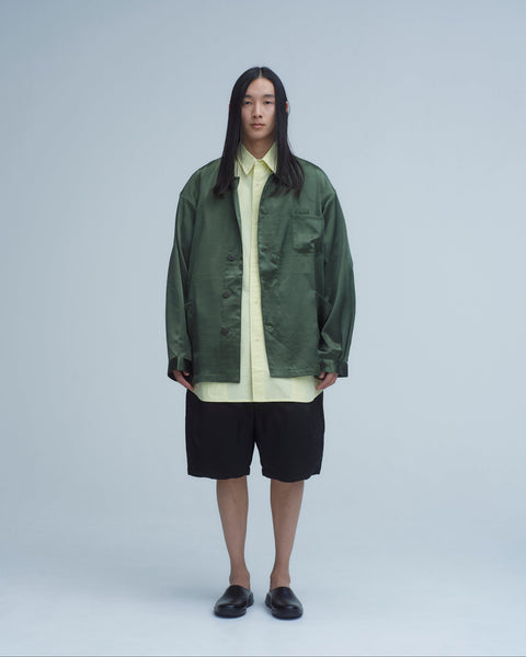 WORKWARE jackets SATIN GREEN / SMALL WORKER JACKET #705