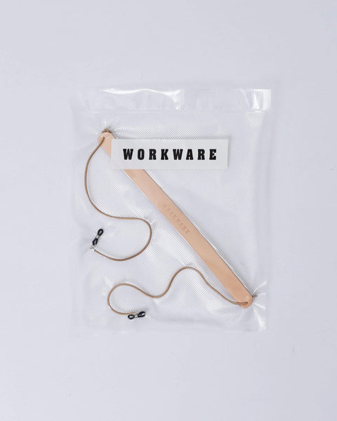 WORKWARE HC CO accessories WORKWARE COW LEATHER MASK & GLASSES NECK CORD